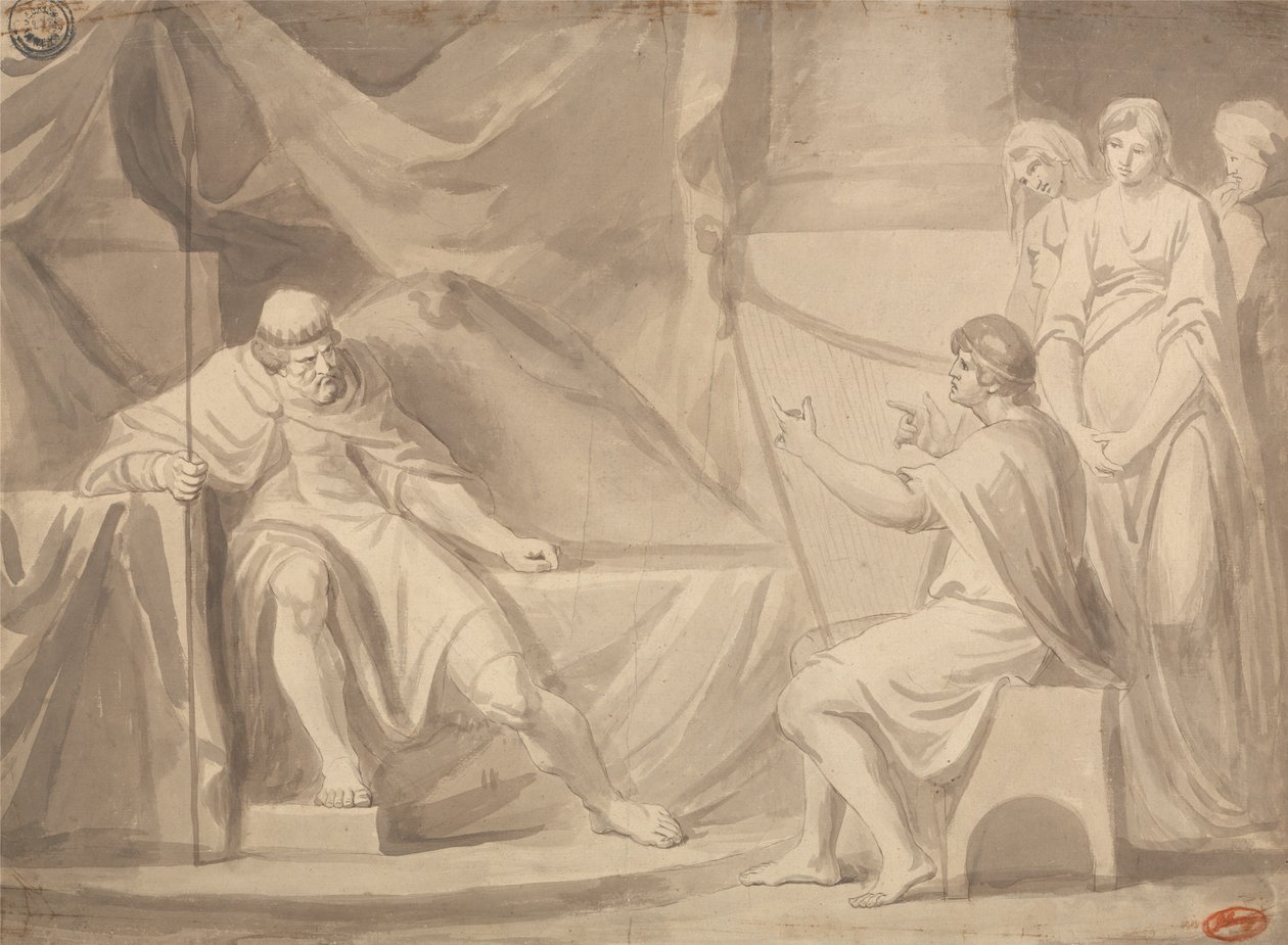 David före Saul av George Romney