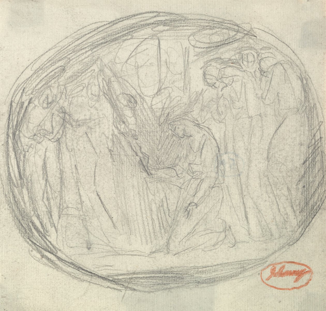 Avrättningen av Maria Stuart av George Romney