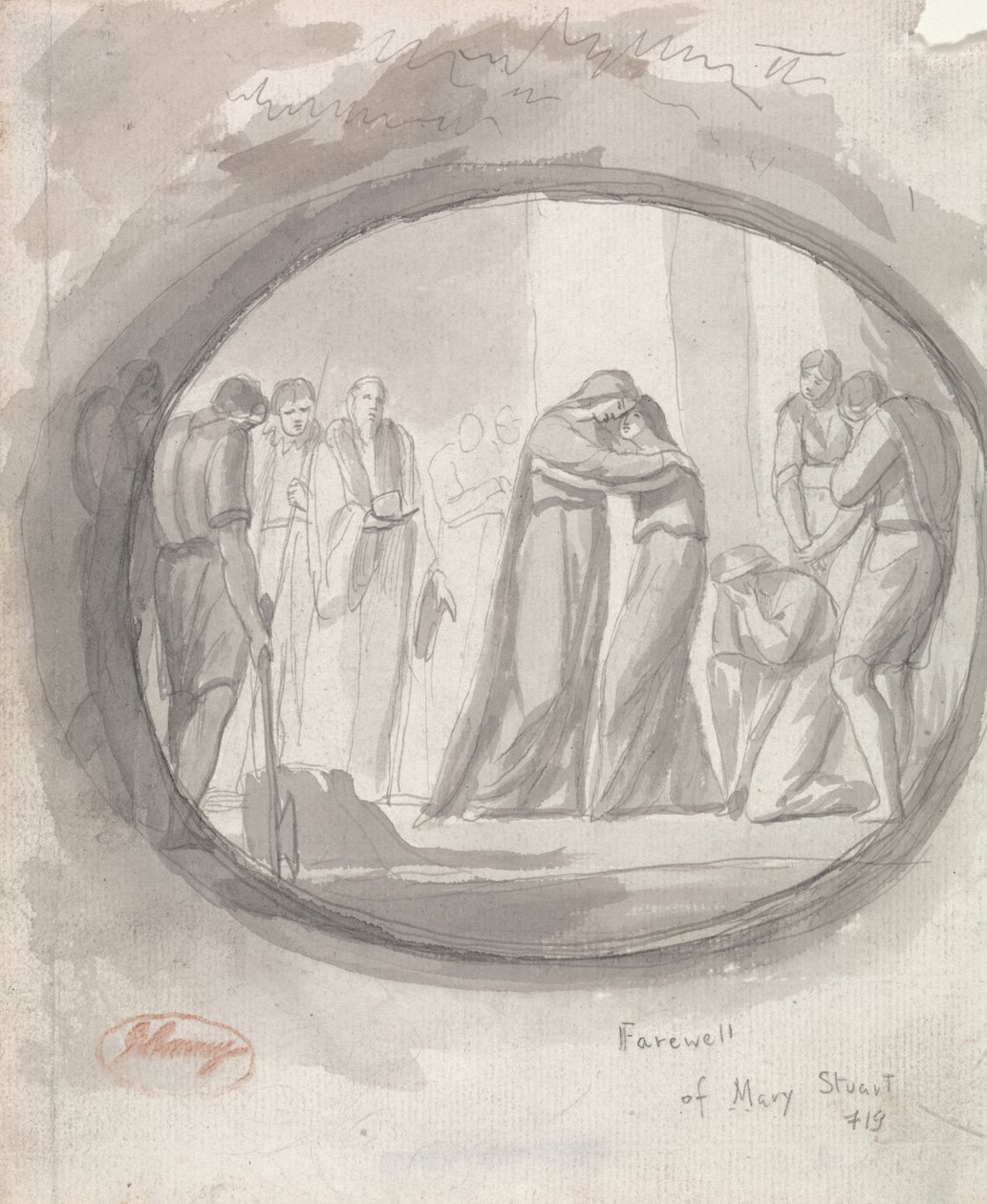 Avsked av Maria Stuart av George Romney
