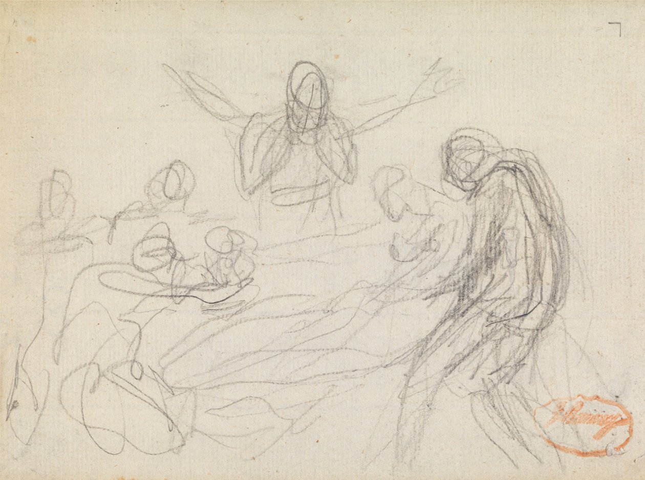 Studie i figurkomposition 11 av George Romney