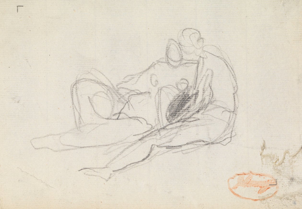 Studie i figurkomposition 17 av George Romney