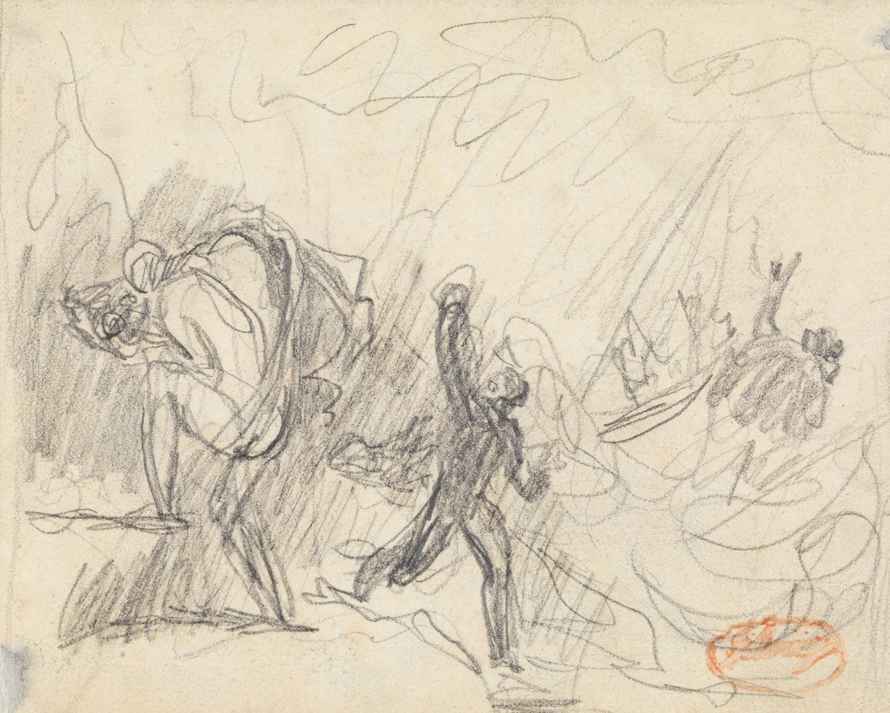 Figur Sammansättningsstudie 20 av George Romney