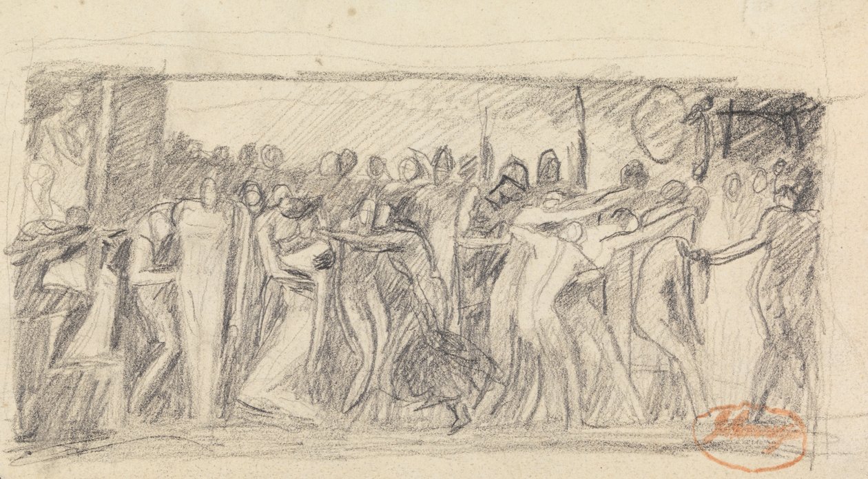 Figur Sammansättningsstudie 24 av George Romney