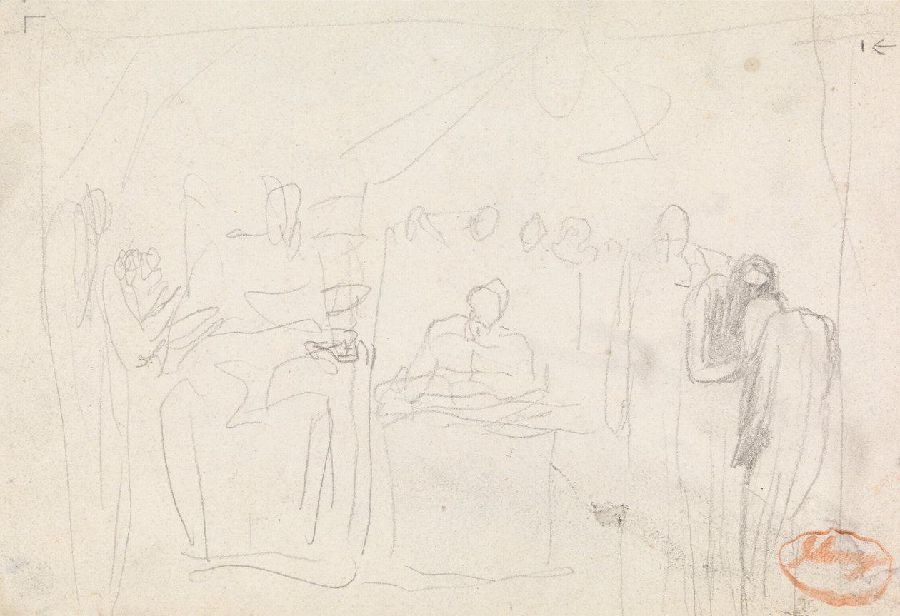 Figurkompositionsstudie 35 av George Romney