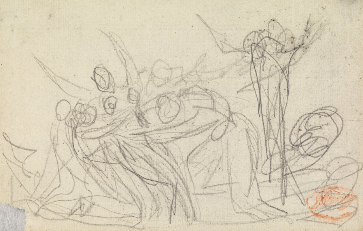 Figurkompositionsstudie 36 av George Romney