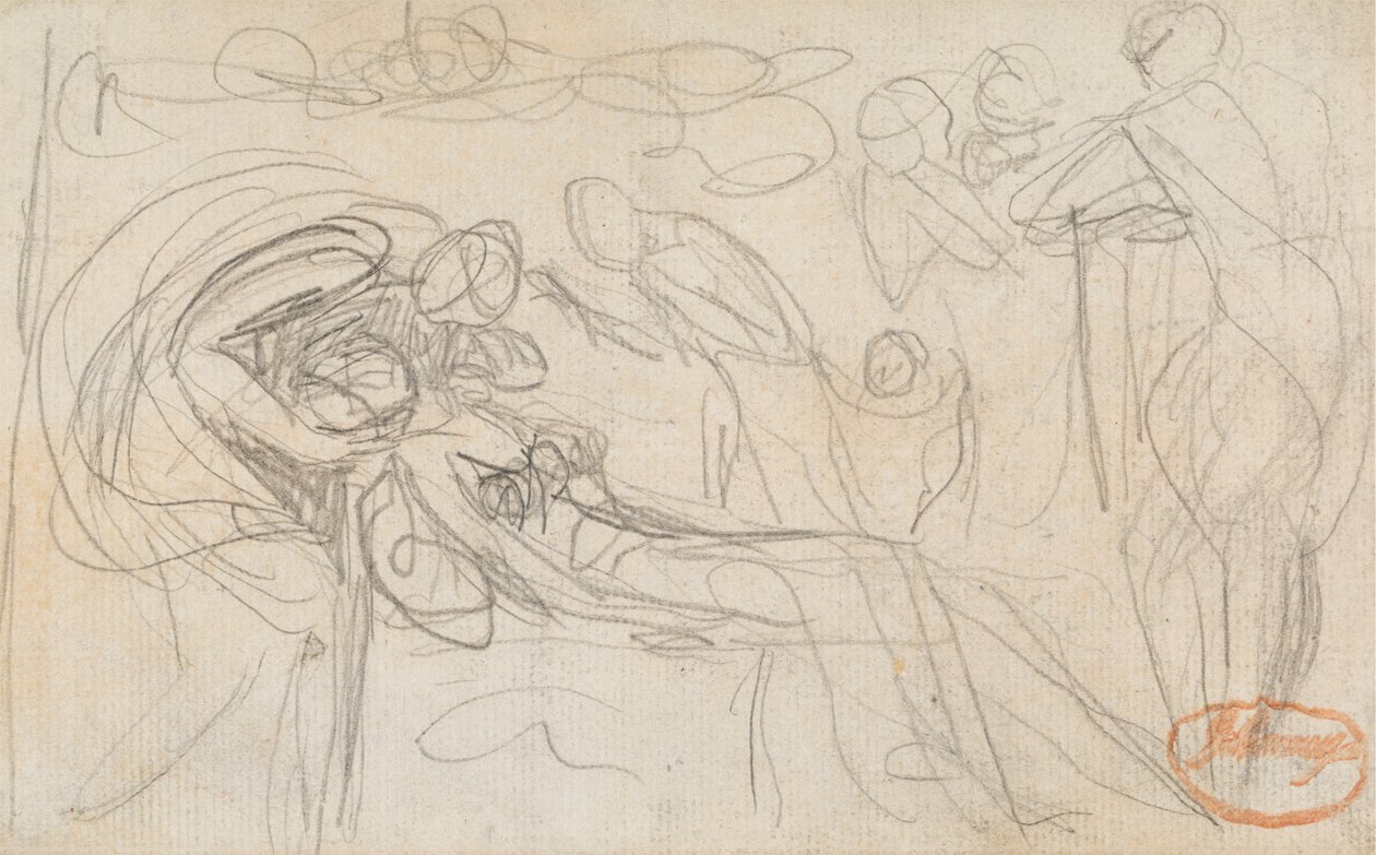Figurkompositionsstudie 49 av George Romney