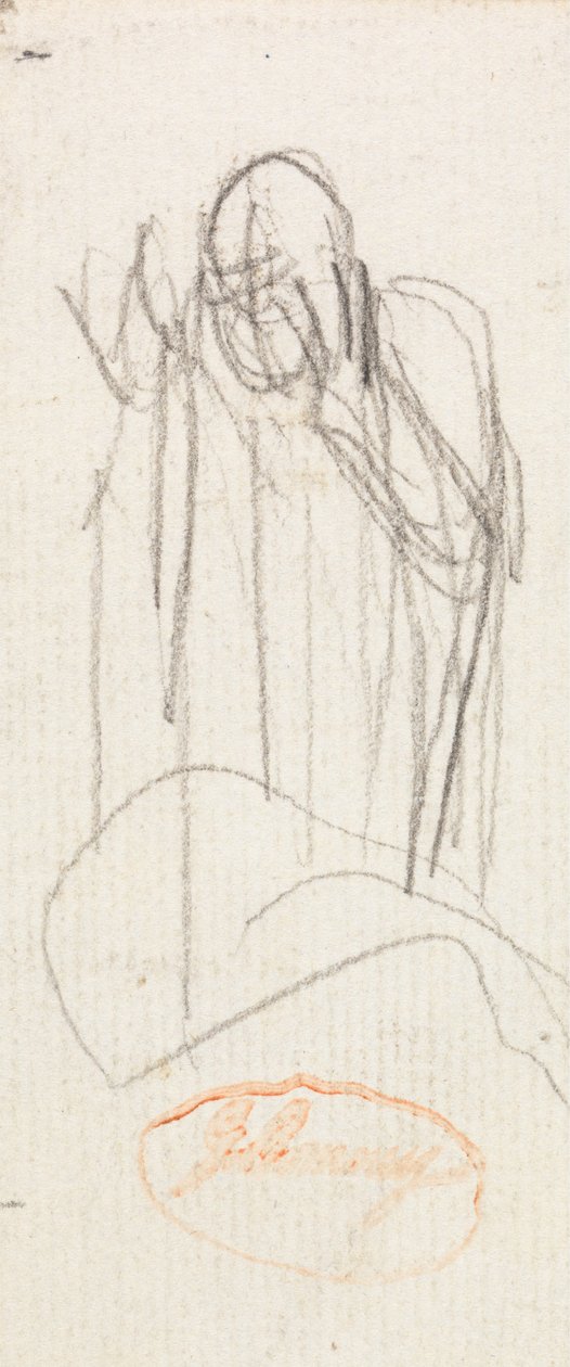 Figur Studie 1 av George Romney