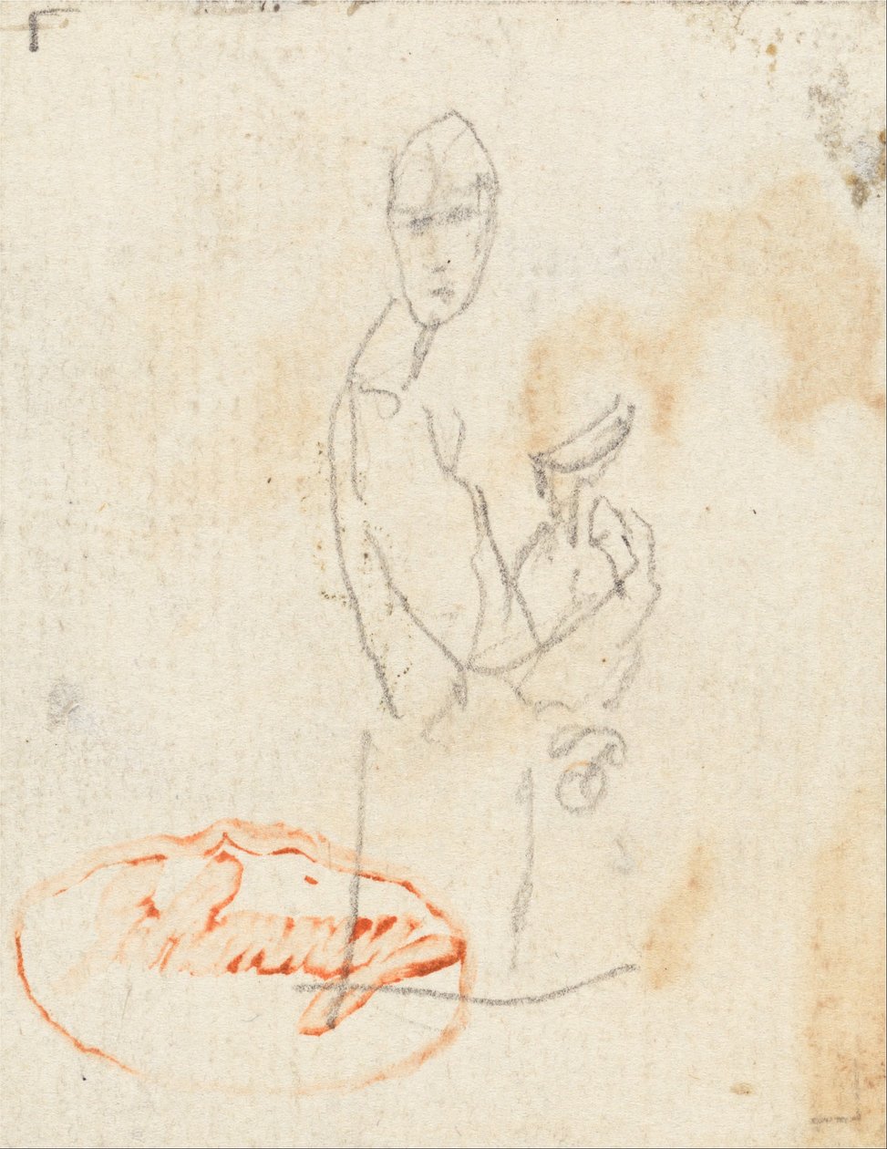 Figur Studie 2 av George Romney