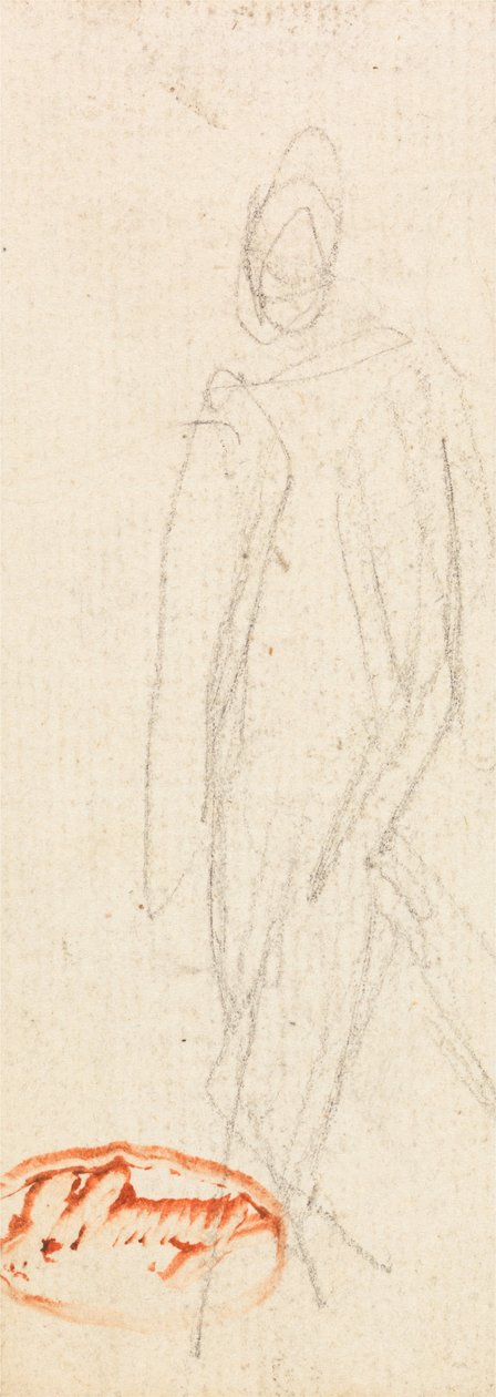 Figur Studie 4 av George Romney