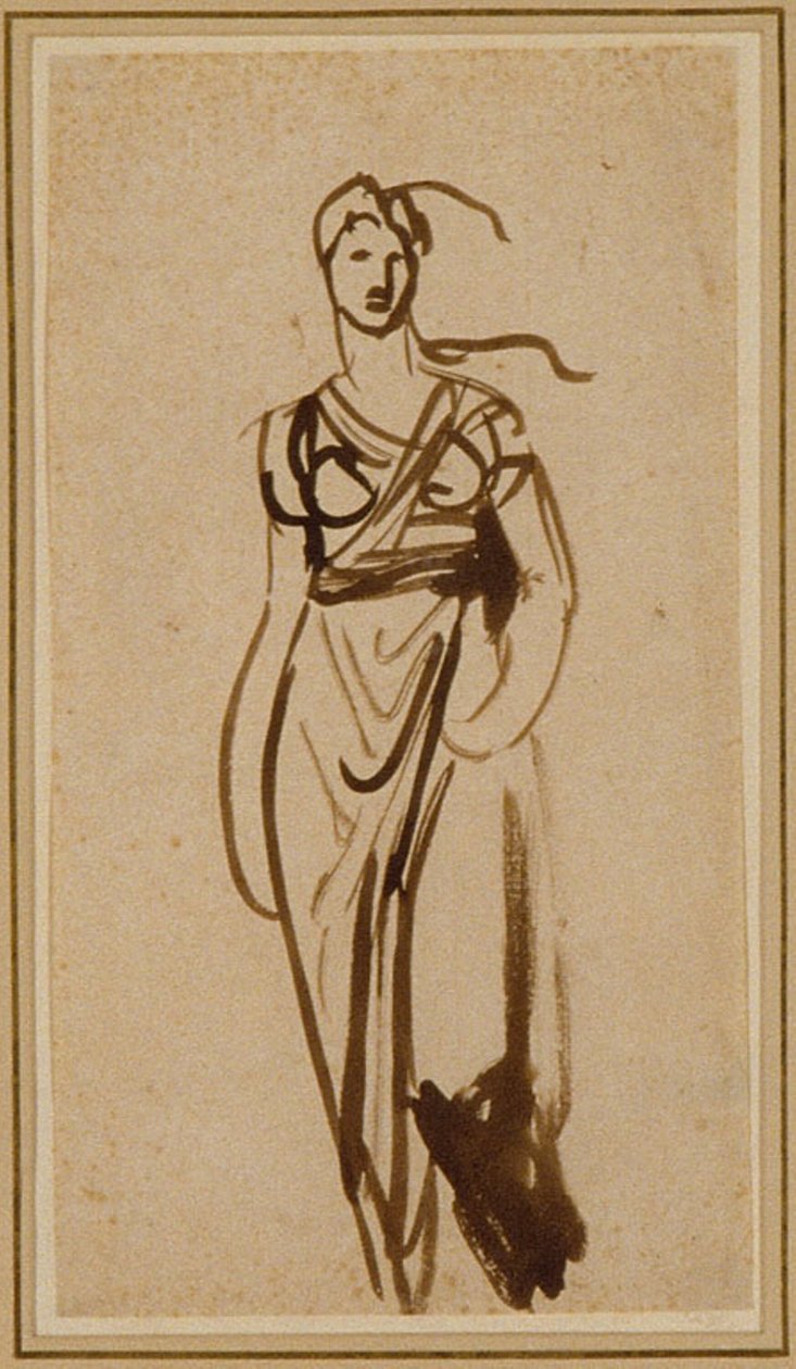 Figur av en kvinna av George Romney