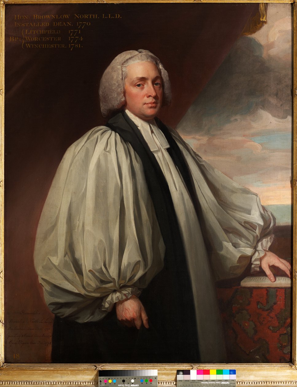 John Brownlow North (dekanus i Canterbury 1770-1771) av George Romney