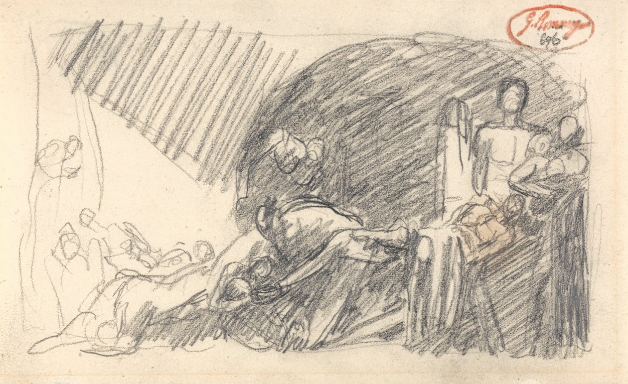 Howard på besök i ett fängelse av George Romney
