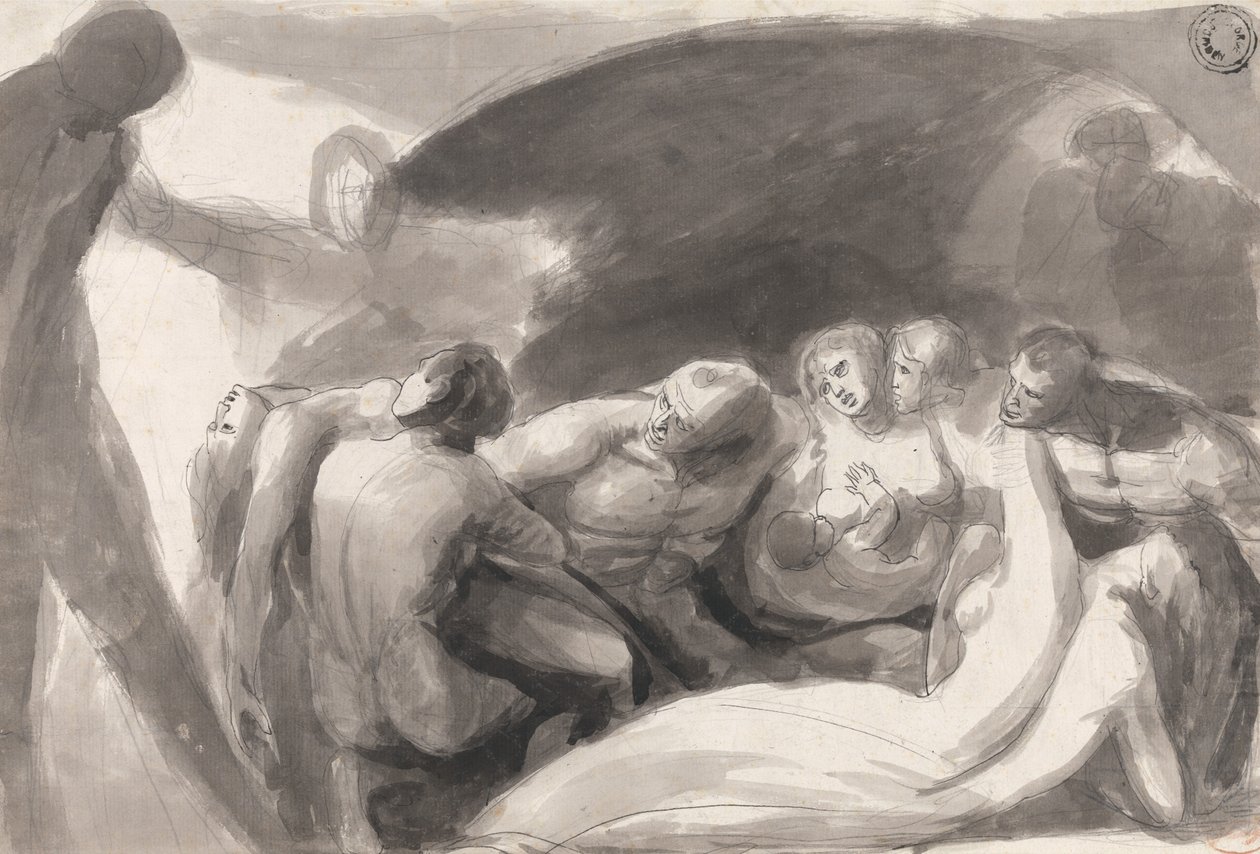 Howard på besök i ett fängelse av George Romney