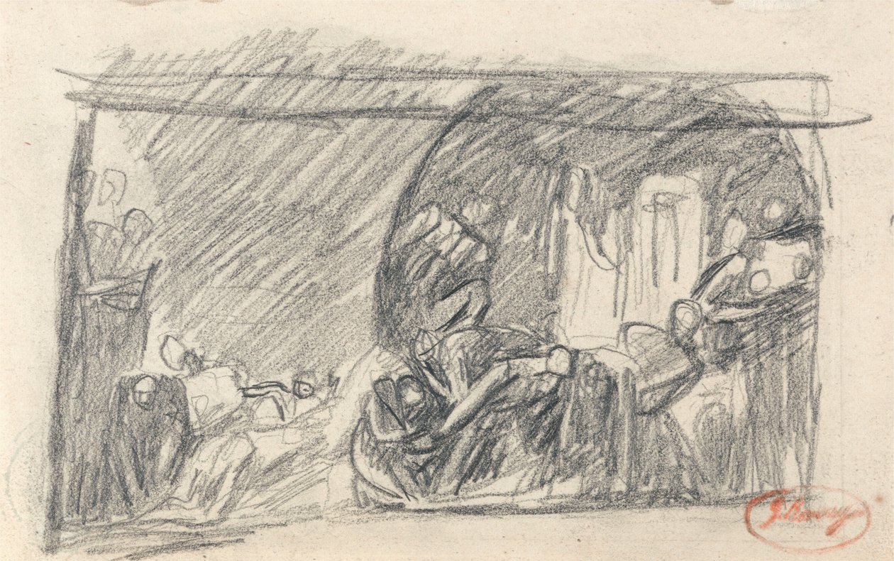 Howard på besök i ett fängelse av George Romney