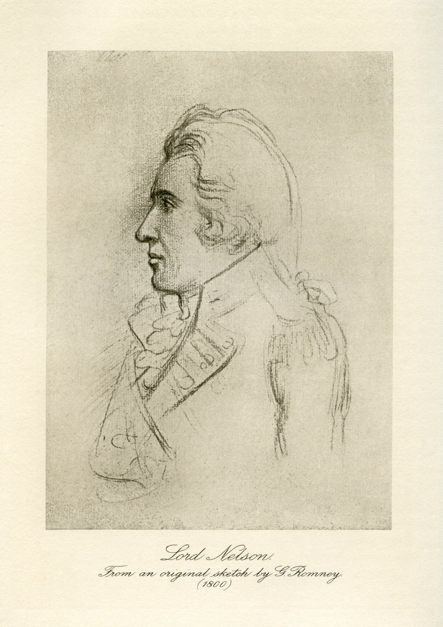 Lord Horatio Nelson av George Romney
