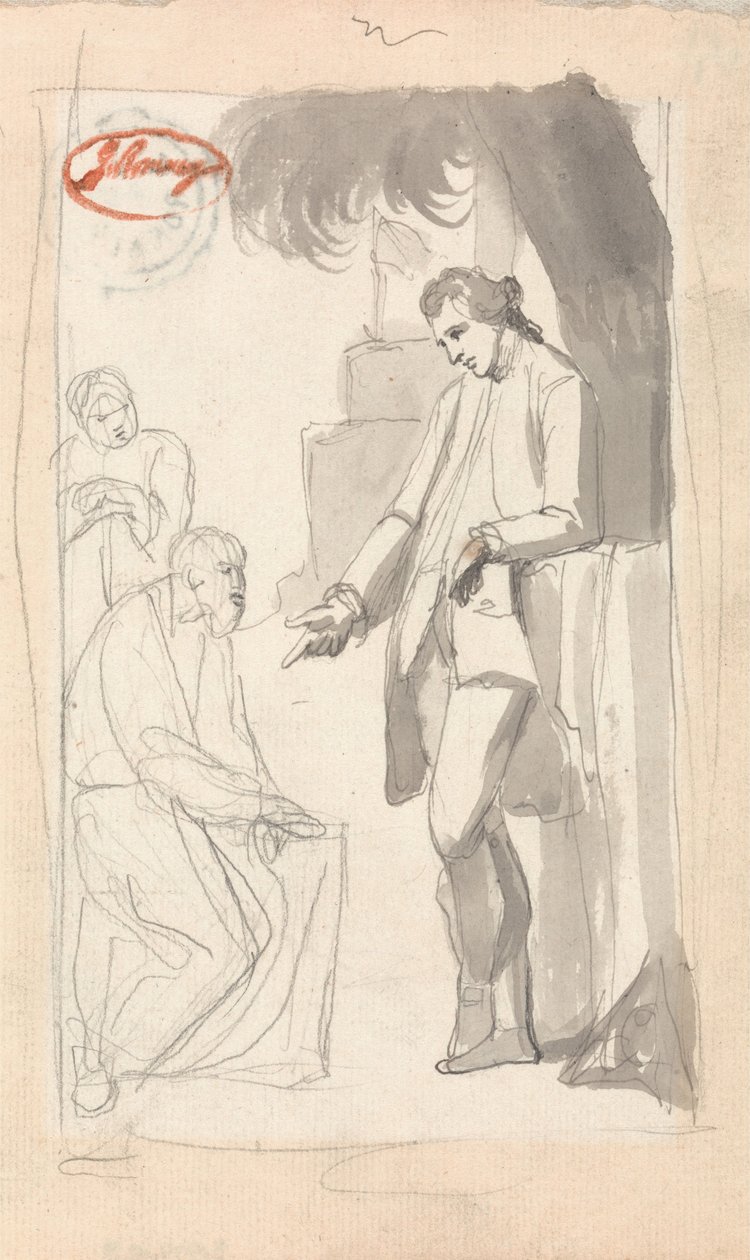 Major Thomas Pearson och brahmanen av George Romney