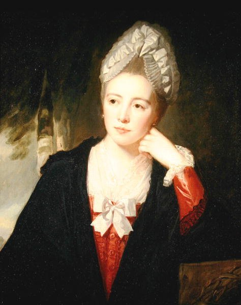 Miss Drury Lowe (olja på duk) av George Romney