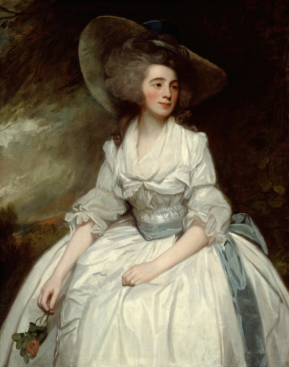Mrs Francis Russell, 178587. av George Romney