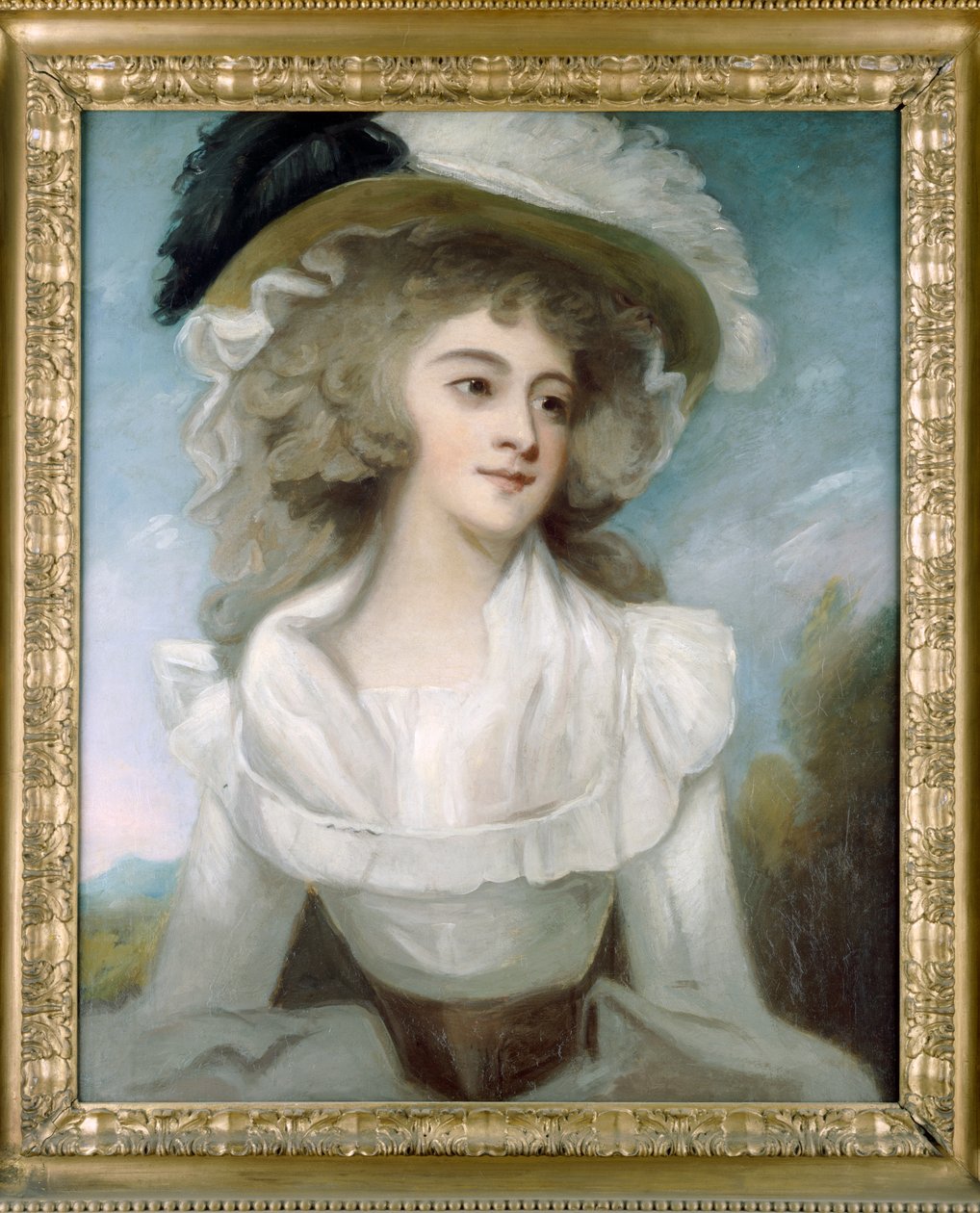 Mrs Tickell (olja på duk) av George Romney