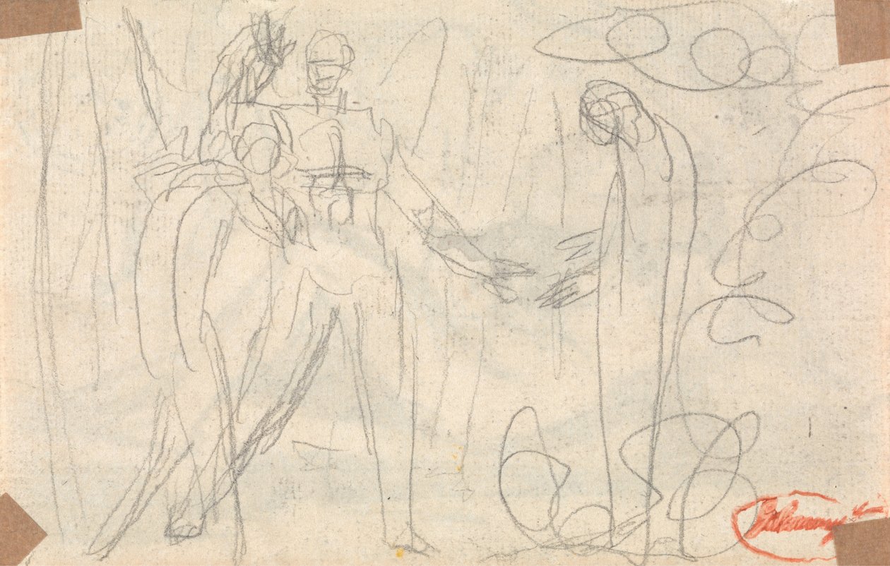 Pharmarus väcker fantomen före Kunaza av George Romney