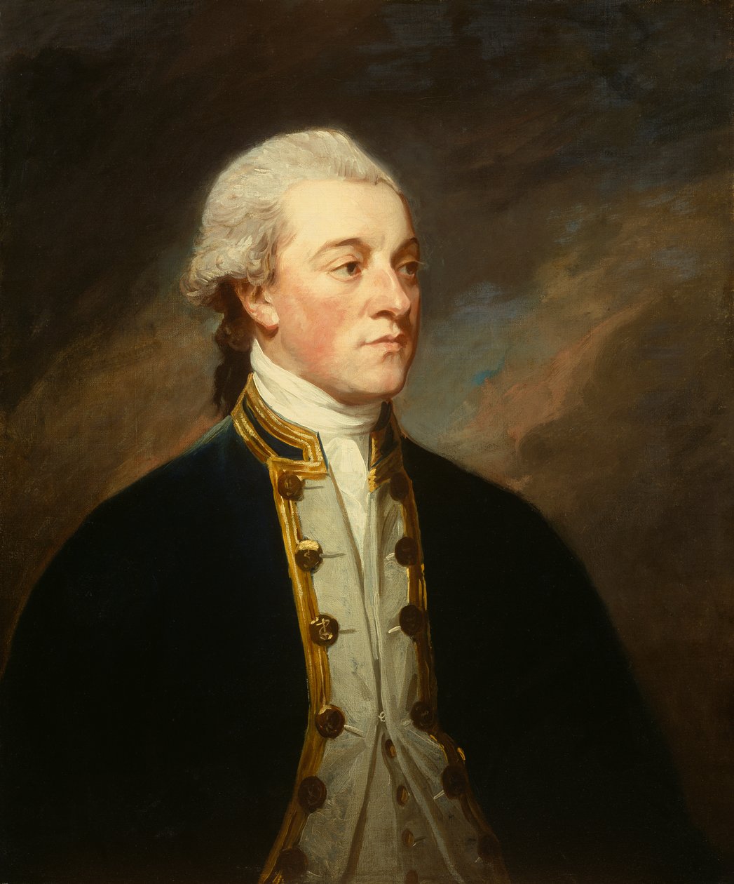 Porträtt av kapten Henderson, ca 1785 (olja på duk) av George Romney