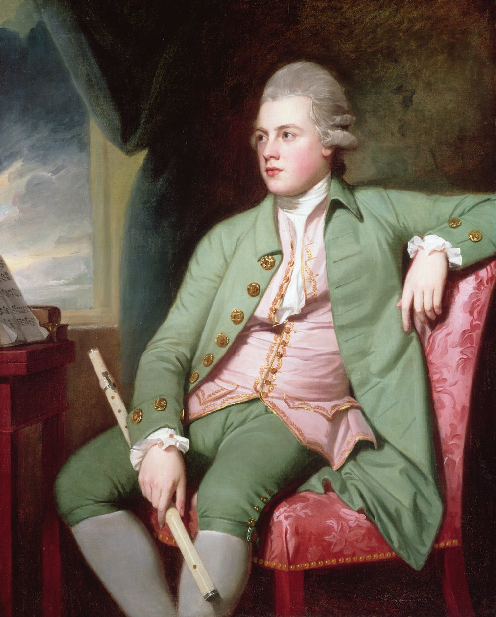 Porträtt av Francis Lind av George Romney
