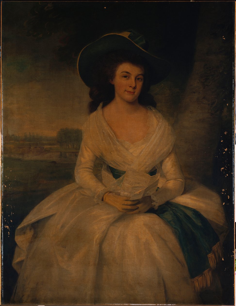 Porträtt av Lady Gordon av George Romney
