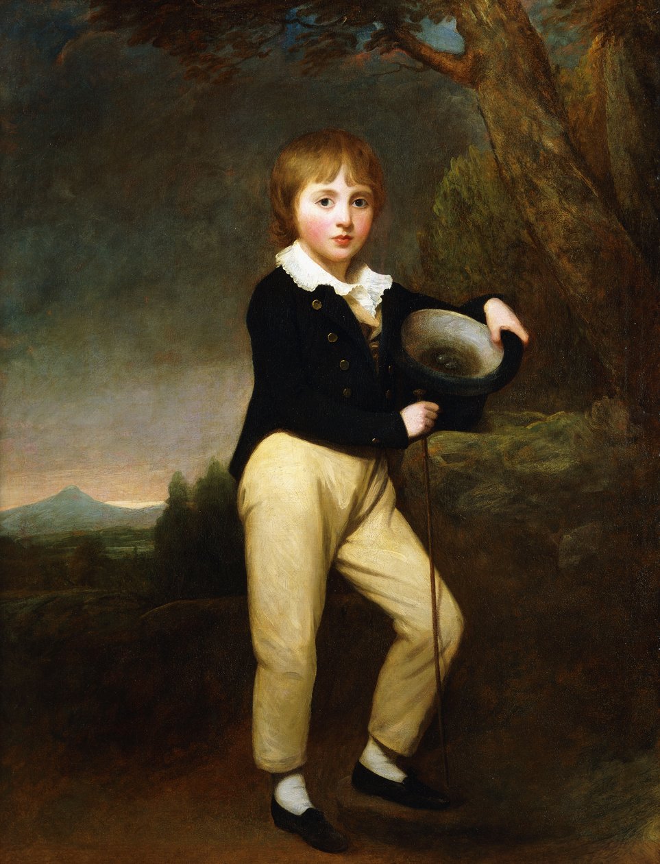 Porträtt av mästare Baines av George Romney