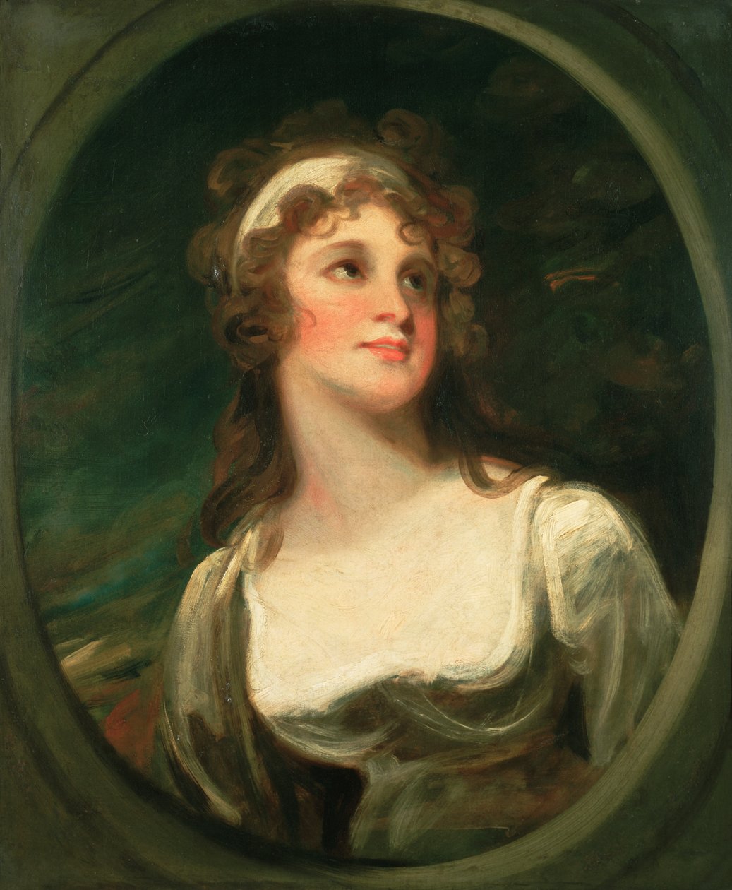 Porträtt av Mrs Ann Pitt, c1788 av George Romney
