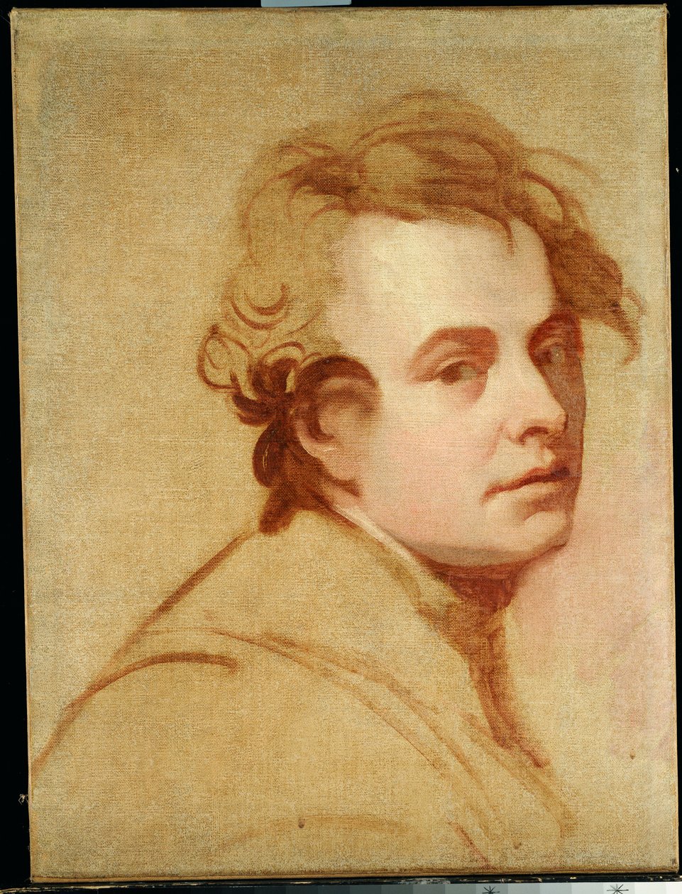 Porträtt av konstnären, bystlängd av George Romney