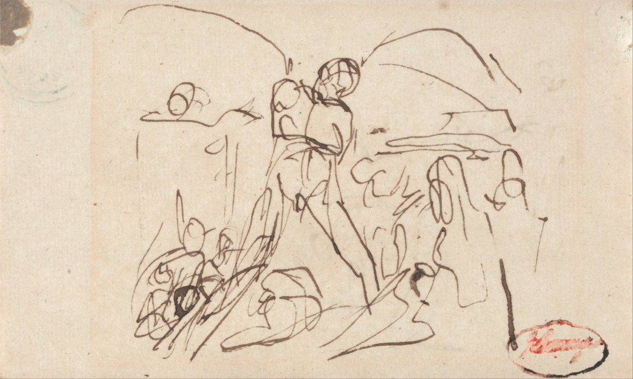 Fängelsescen av George Romney