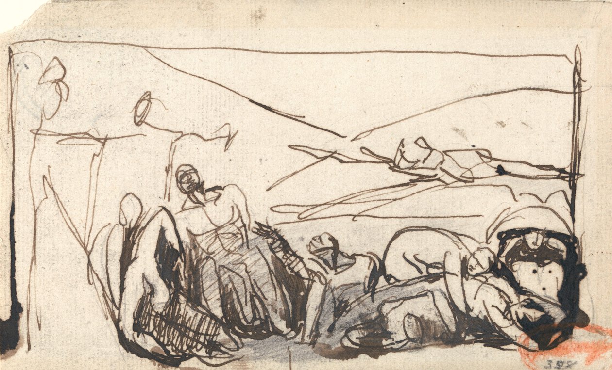 Fängelsescen av George Romney