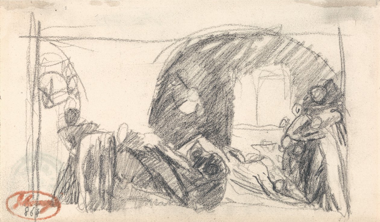 Fängelsescen av George Romney