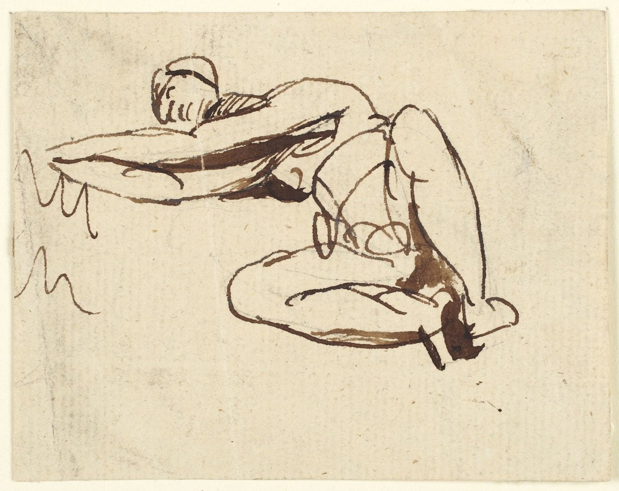 Liggande figur av George Romney