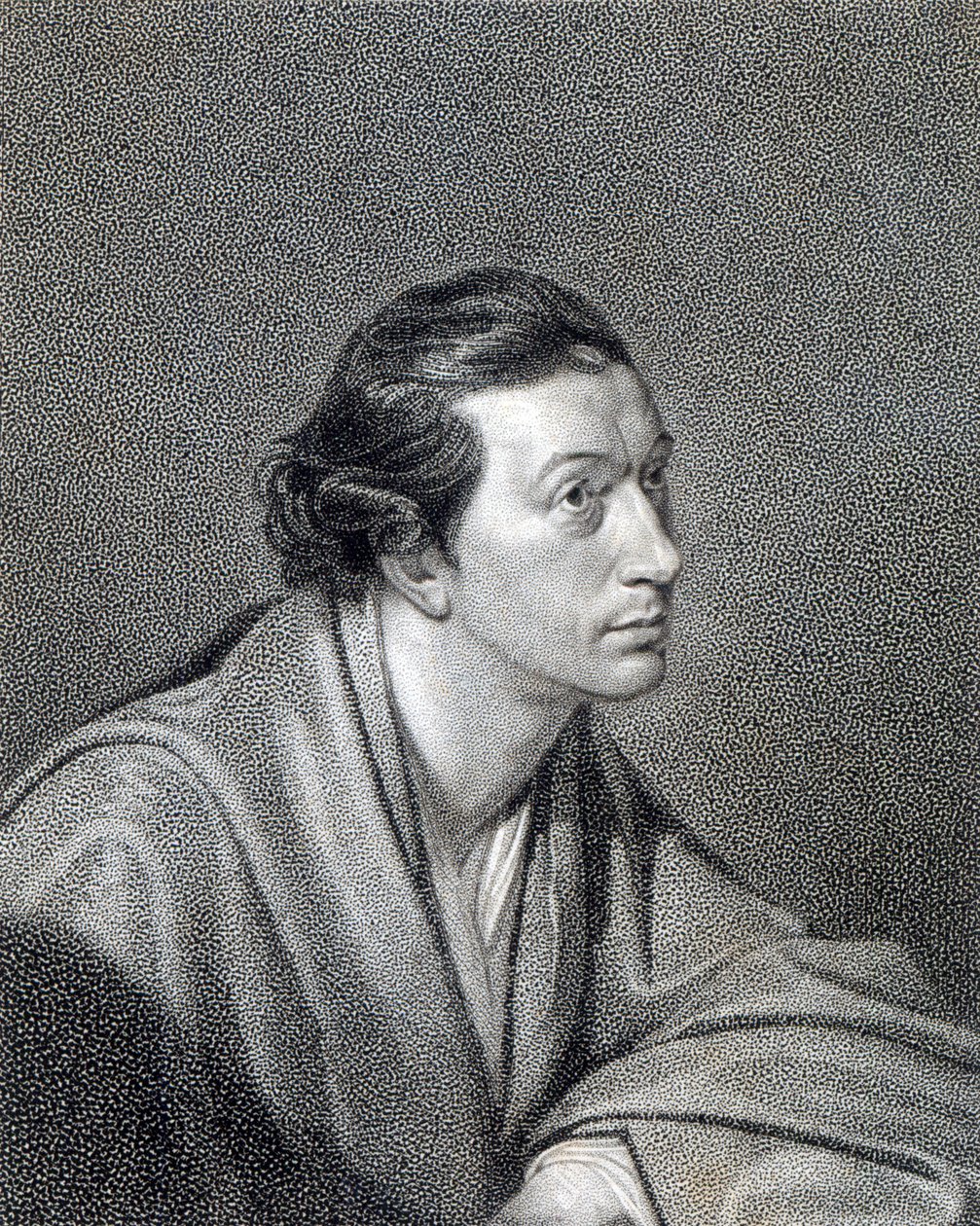 Richard Cumberland, graverad av James Hopwood av George Romney