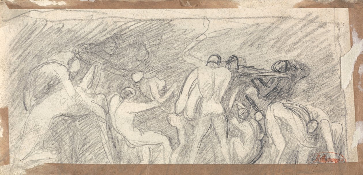 Satan som härskare över helvetet av George Romney