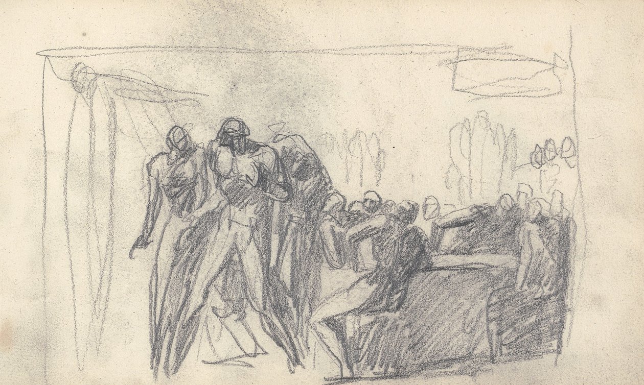 Teckning ur skissboken av George Romney