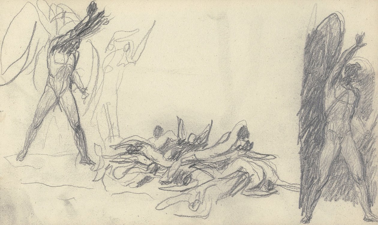 Teckning ur skissboken av George Romney