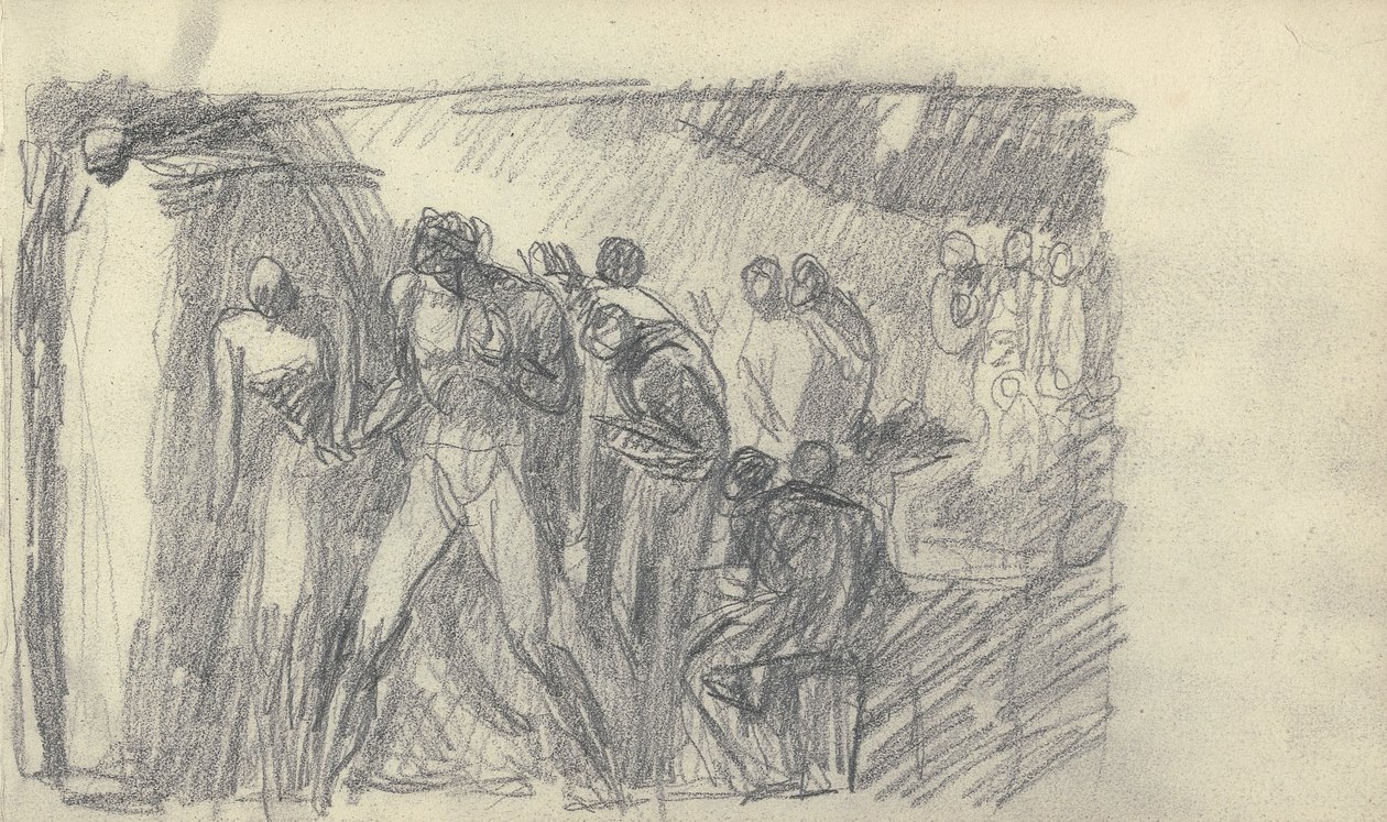 Teckning ur skissboken av George Romney