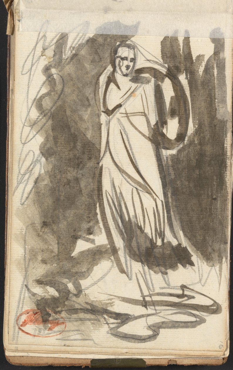 Stående kvinnlig figur av George Romney