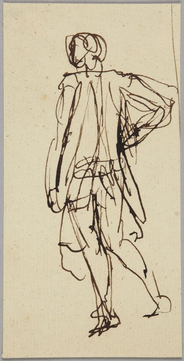 Stående manlig figur av George Romney