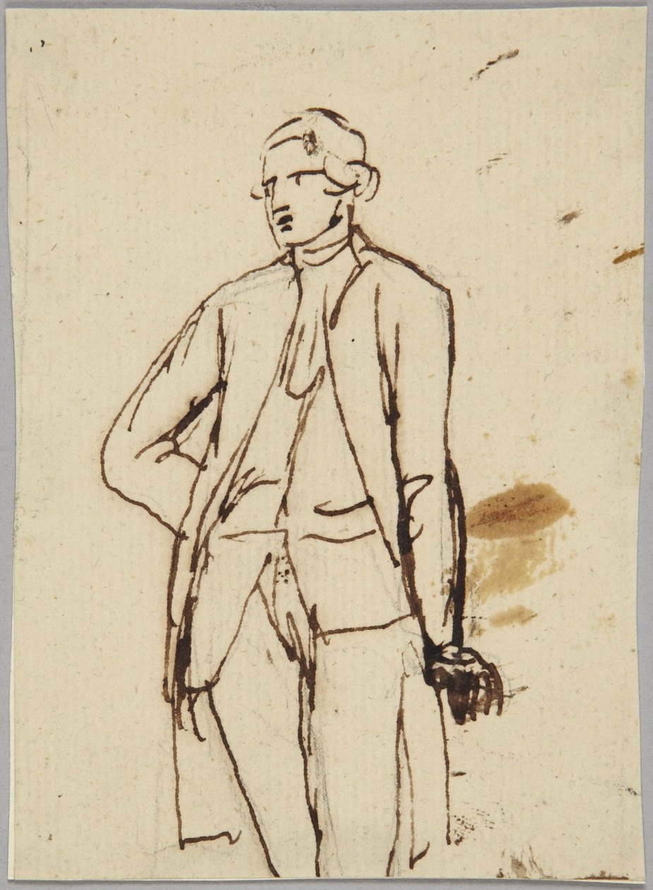 Stående manlig figur av George Romney