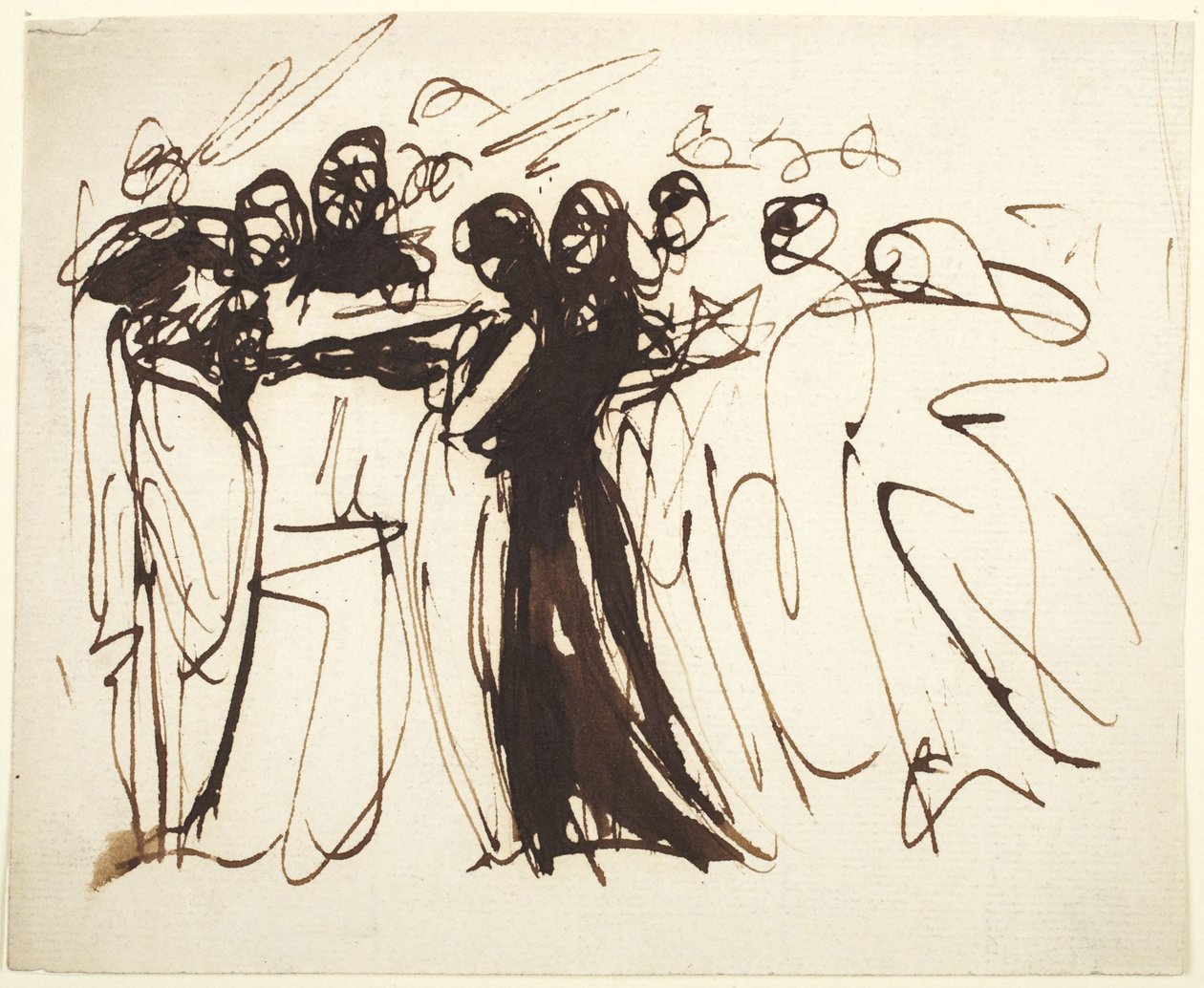 Stående figurer som samlats av George Romney