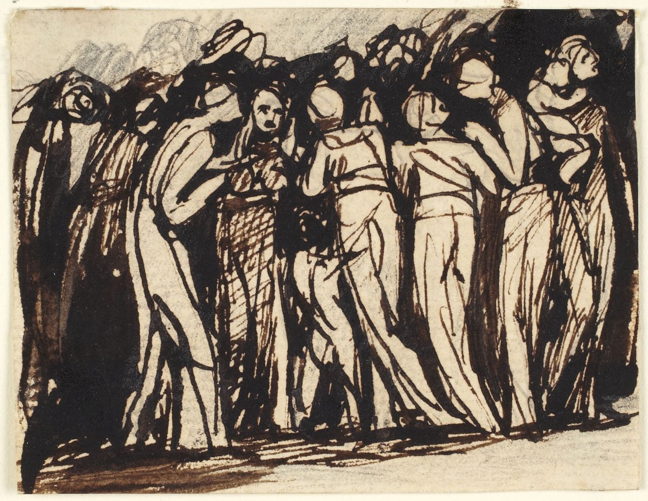 Stående kvinnor och barn av George Romney