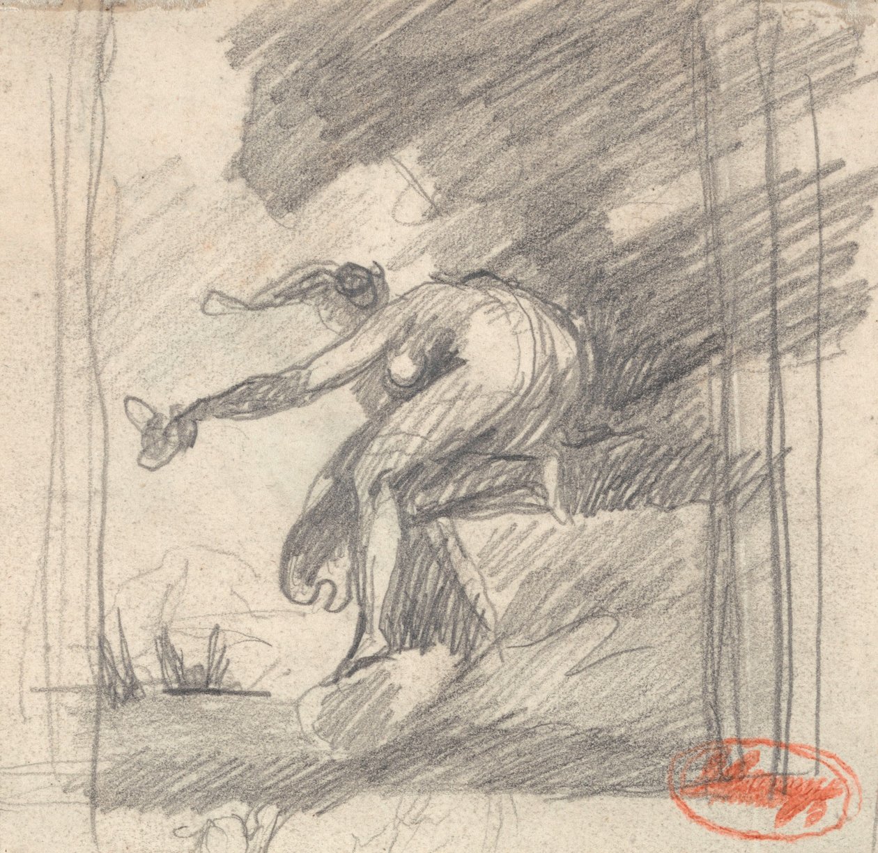 Studie till Susan, ”När haven dånade” av George Romney