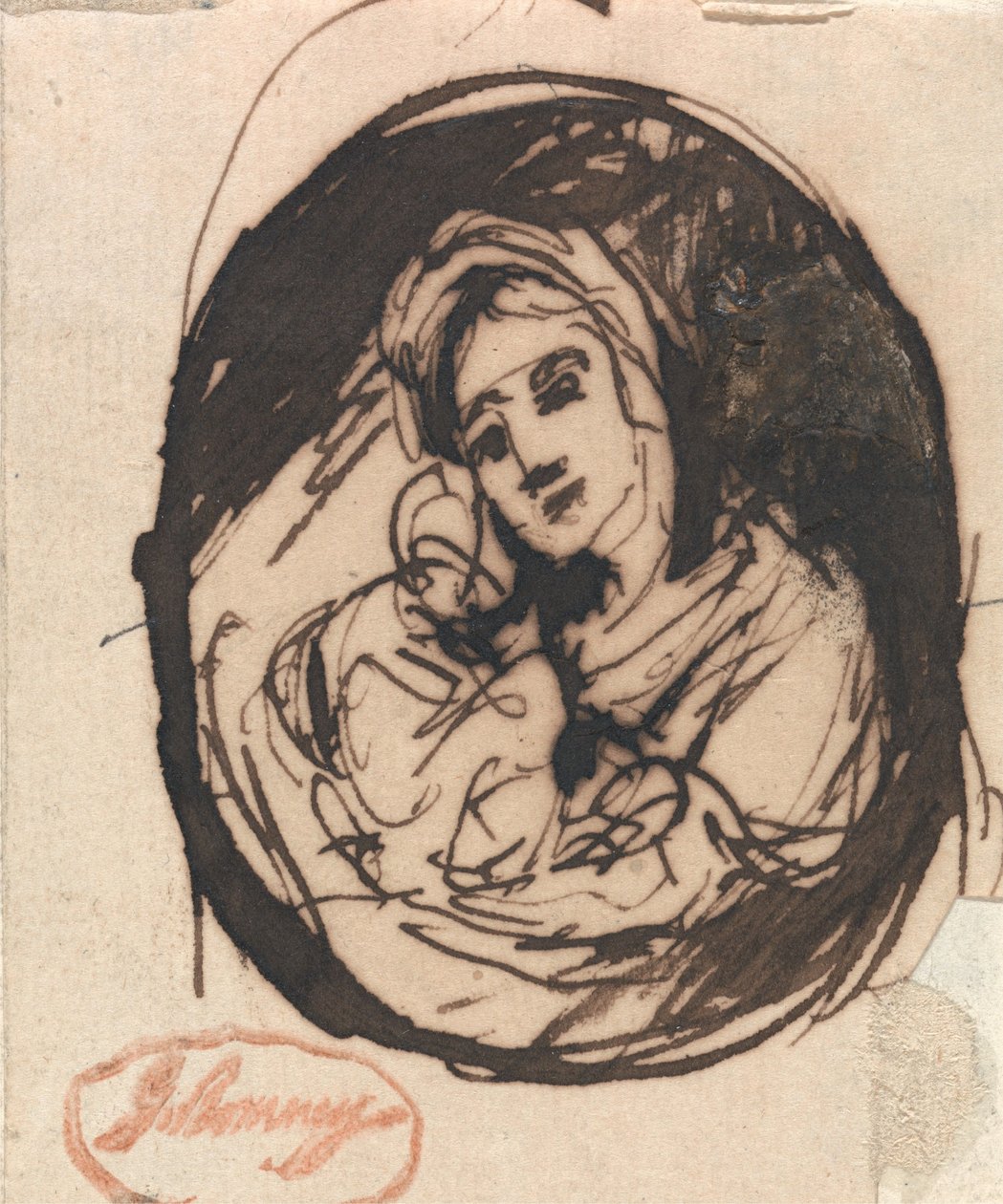 Studie av en mor och ett barn av George Romney