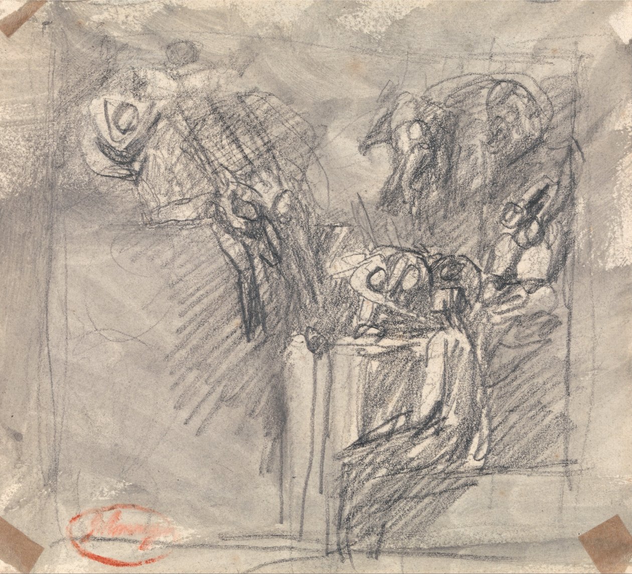 Kristi frestelse av George Romney