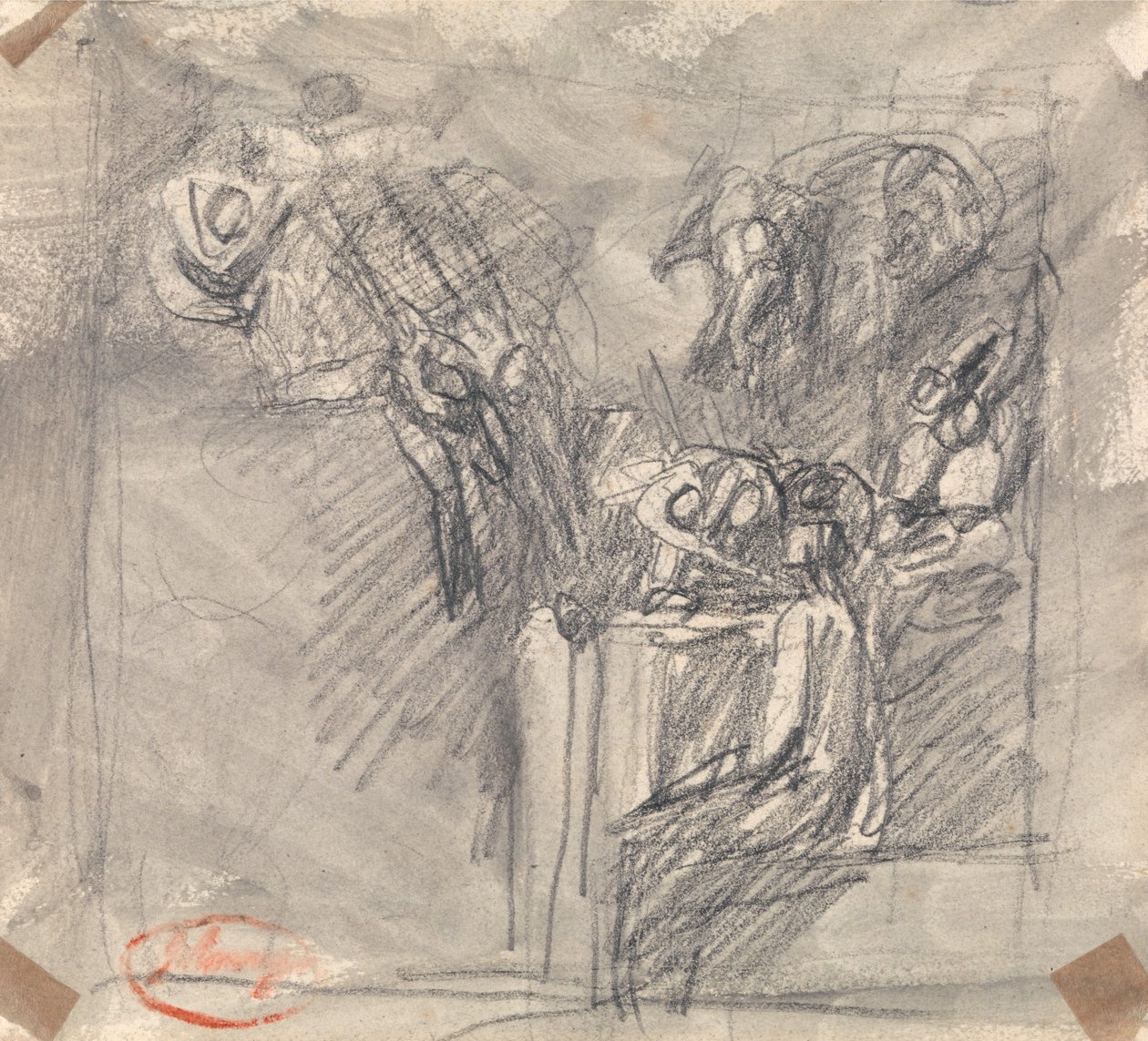 Kristi frestelse av George Romney