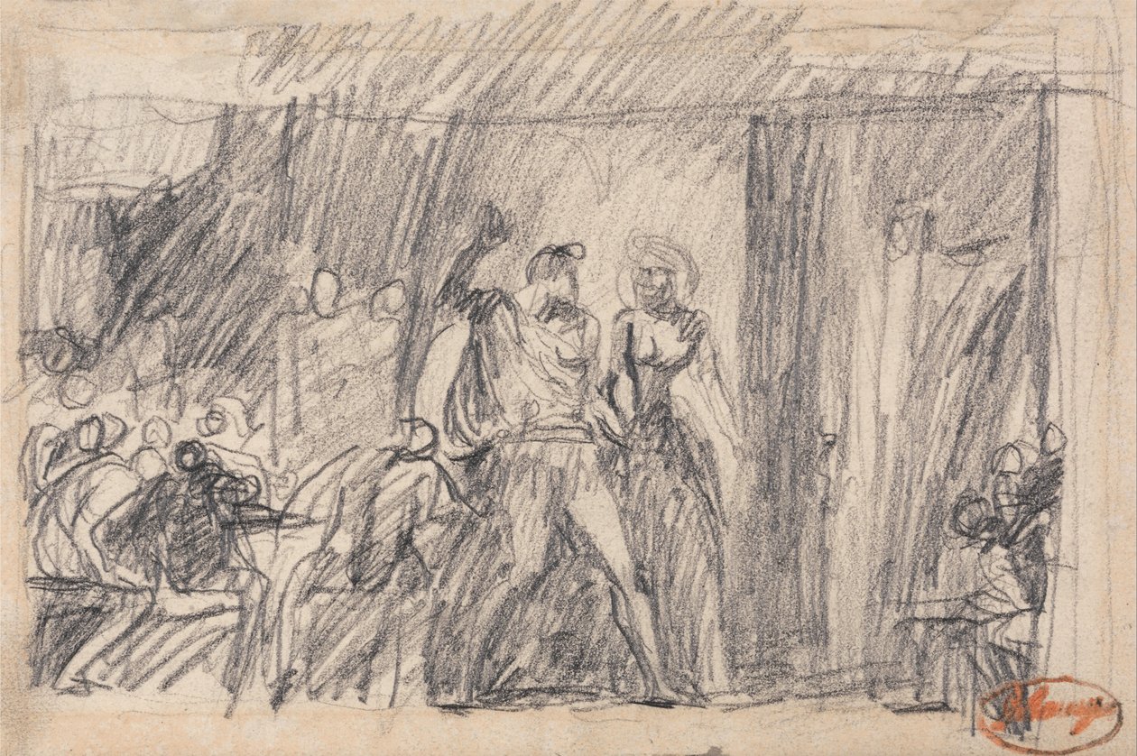 Bankettscenen: "Macbeth" av George Romney