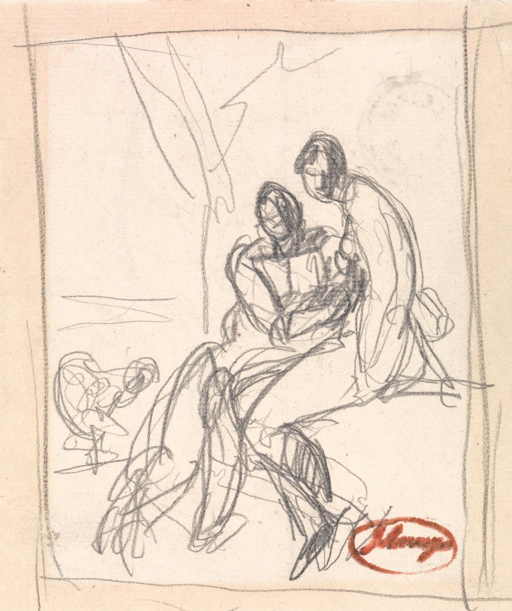 Två älskande av George Romney